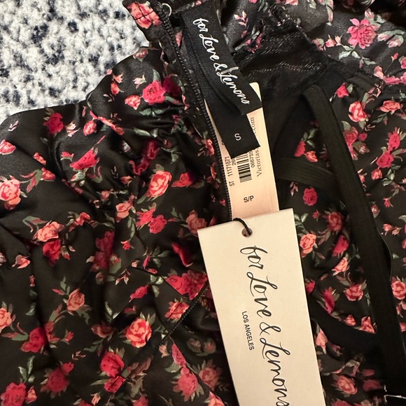 For Love and Lemons Melrose Black mini Dress - Picture 5 of 5